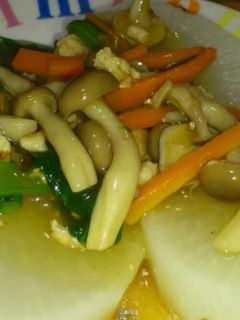 ほっこり大根の野菜あんかけ-レシピのメイン写真