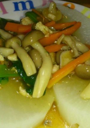 ほっこり大根の野菜あんかけ-レシピのメイン写真