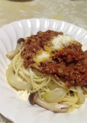 野菜たっぷりミートソース-レシピのメイン写真