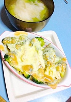 簡単！ササミとブロッコリーのチーズ焼き-レシピのメイン写真