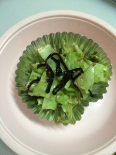☆お弁当に キャベツと塩コンブの炒め物☆-レシピのメイン写真