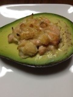 アボカドのサーモンマヨ焼き♪-レシピのメイン写真