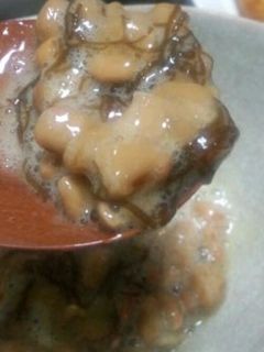 『ねばねーば 納豆と、もずく』の巻。-レシピのメイン写真