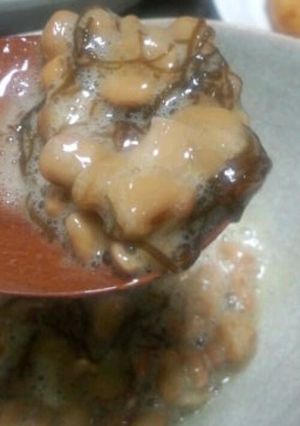 『ねばねーば　納豆と、もずく』の巻。-レシピのメイン写真
