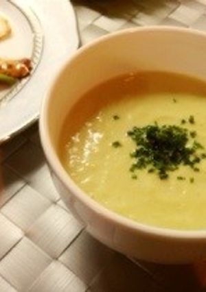 美容効果♡アボカドと豆乳の簡単スープ-レシピのメイン写真