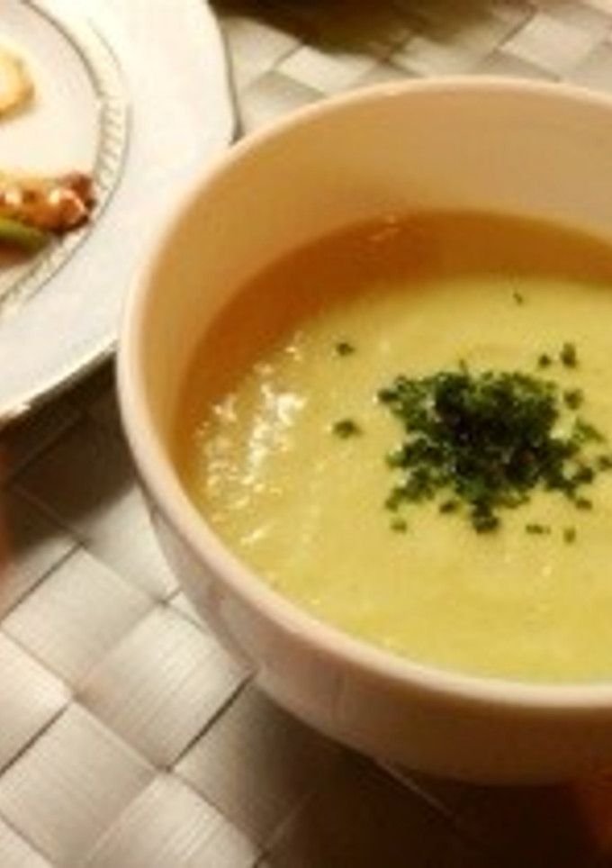 美容効果♡アボカドと豆乳の簡単スープ-レシピのメイン写真