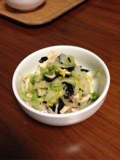 白菜と鶏ハムのコリアンサラダ-レシピのメイン写真