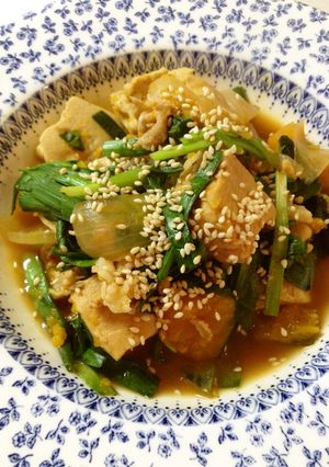 高野豆腐の韓国風ぴり辛煮-レシピのメイン写真