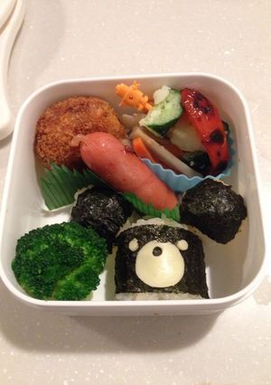 くまさん弁当-レシピのメイン写真