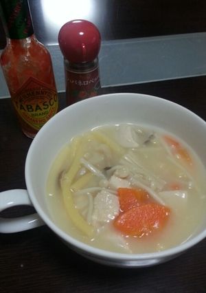夜食に 15分でマカロニのクリーム煮-レシピのメイン写真