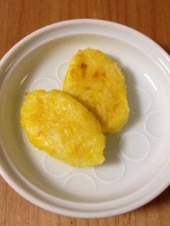 離乳食☆残ったお粥で簡単おやき-レシピのメイン写真