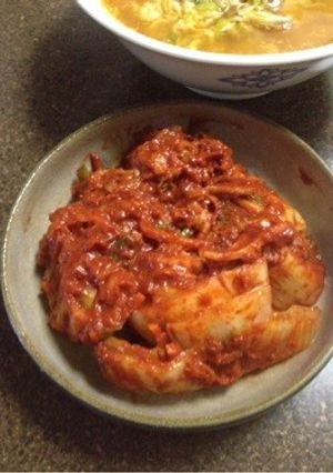在米でも野菜たっぷり本場韓国の白菜キムチ-レシピのメイン写真