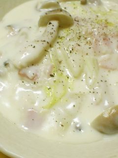 白菜のクリーム煮-レシピのメイン写真