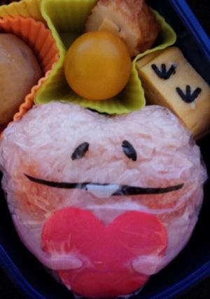 ラブなめこ　キャラ弁-レシピのメイン写真
