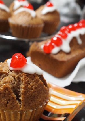 ココアのカップケーキ-レシピのメイン写真
