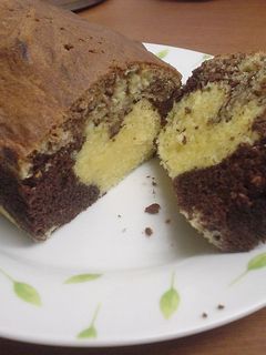 とっても簡単!マーブルココアケーキ☆-レシピのメイン写真