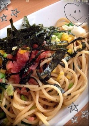 刻み柚子香る♥︎辛子明太子♥︎和風パスタ-レシピのメイン写真