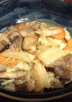 冬の猪肉de醤油麹&味覇炒め-レシピのメイン写真