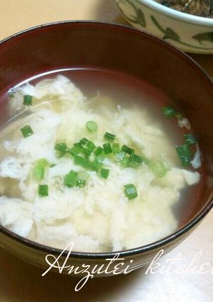 かき玉汁☆かくし技でふんわり卵-レシピのメイン写真