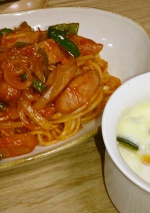 具沢山!絶対美味しいこってりナポリタン。-レシピのメイン写真