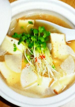 土鍋で☆味噌汁-レシピのメイン写真
