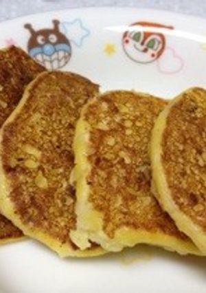 離乳食＊手づかみ食べに栄養満点パンケーキ-レシピのメイン写真