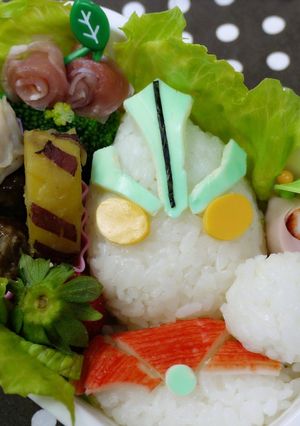 超簡単♪キャラ弁☆ウルトラマンギンガ-レシピのメイン写真