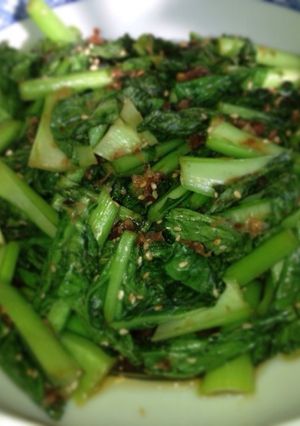 捨てるなんてもったいない！蕪の葉の炒め物-レシピのメイン写真
