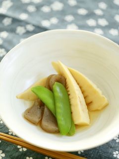 筍と蒟蒻の炊き合わせ煮-レシピのメイン写真