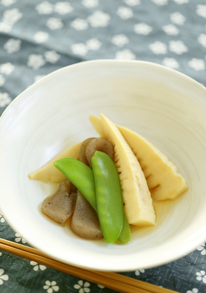 筍と蒟蒻の炊き合わせ煮-レシピのメイン写真