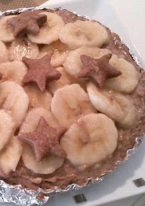 糖分控えめ☆チョコバナナタルト-レシピのメイン写真