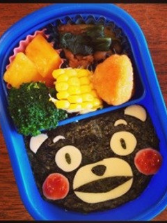 キャラ弁♪くまモン♪-レシピのメイン写真