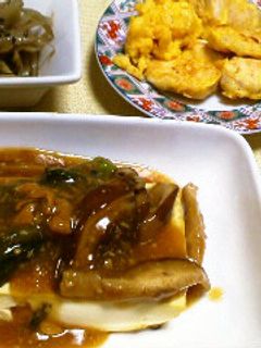 田楽風あんかけ豆腐-レシピのメイン写真