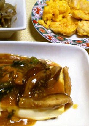 田楽風あんかけ豆腐-レシピのメイン写真