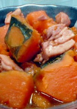 =鶏とかぼちゃの含め煮=-レシピのメイン写真