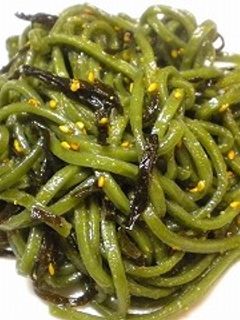 金ごま茶そば塩昆布炒め-レシピのメイン写真
