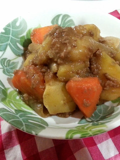 甘辛こってり♡そぼろ肉じゃが-レシピのメイン写真