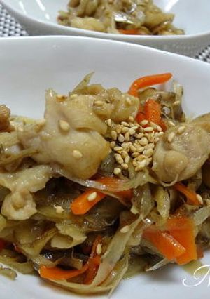 鶏肉入りきんぴらごぼう-レシピのメイン写真