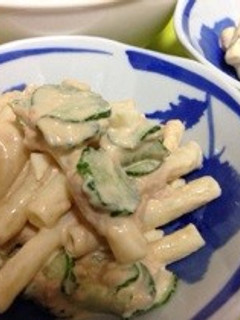 焼肉のタレで♡マカロニサラダ-レシピのメイン写真