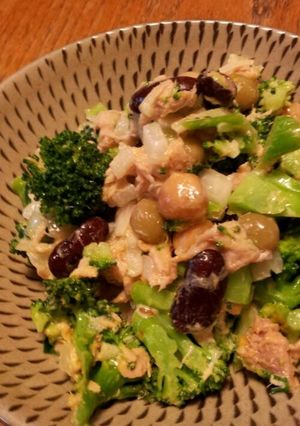 お豆とブロッコリーのサラダ-レシピのメイン写真
