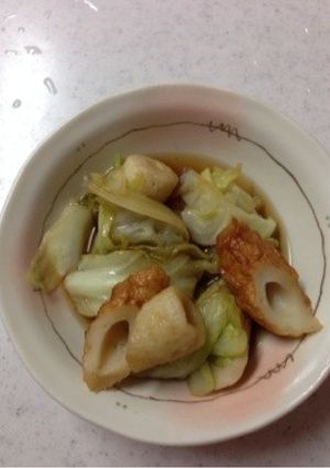 キャベツとちくわで一品料理-レシピのメイン写真