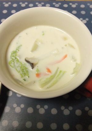 白菜などたっぷり野菜♡ミルクスープ-レシピのメイン写真