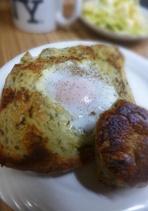 目玉焼きトースト-レシピのメイン写真