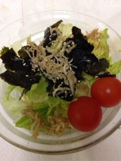 レタス海苔しらすサラダ-レシピのメイン写真