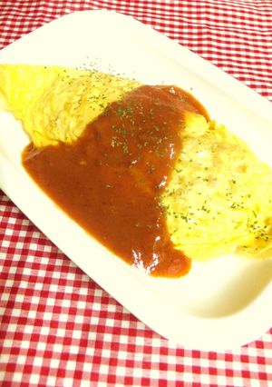 キャベツミートオムレツ-レシピのメイン写真