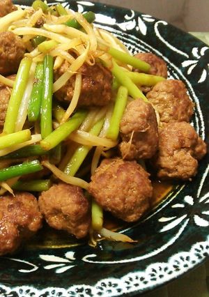 ☆ひき肉とにんにくの芽のカレー炒め☆-レシピのメイン写真