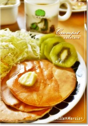 酒種de卵無しパンケーキ~クランペット~-レシピのメイン写真