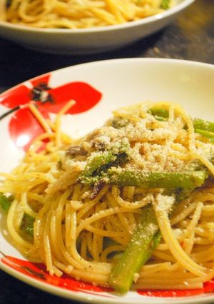 アンチョビと菜の花のシンプルパスタ-レシピのメイン写真