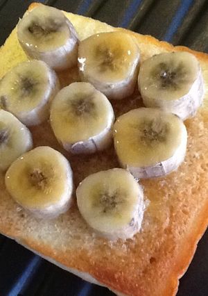 ウチカフェブレッド☆はちみつバナナ-レシピのメイン写真