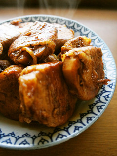 お弁当に(^^♪蓮根の肉巻き-レシピのメイン写真